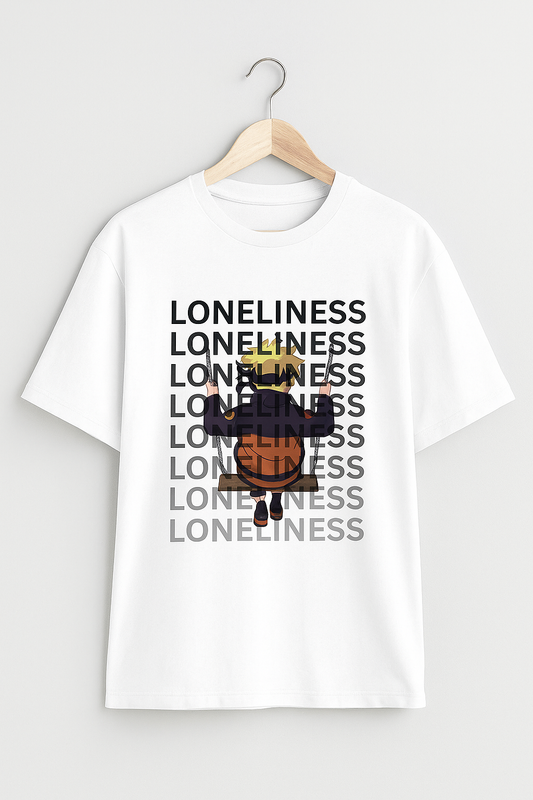 Naruto Loneliness Oversized T-Shirt